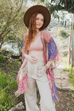 Load image into Gallery viewer, Copy of Bohemian Burnout Velvet Kimono