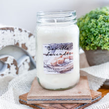 Load image into Gallery viewer, Vanilla Lavender 16oz Mason Pure Soy Candle