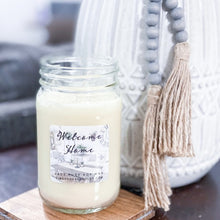 Load image into Gallery viewer, Welcome Home 16oz Mason Pure Soy Candle