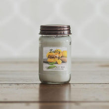 Load image into Gallery viewer, Zesty Orange 16oz Mason Pure Soy Candle