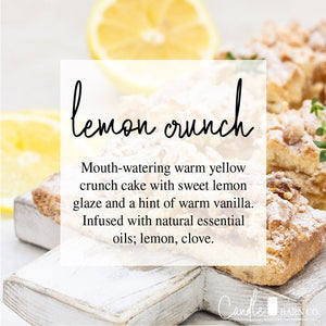 Lemon Crunch 8oz Mason Pure Soy Candle