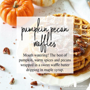 Pumpkin Pecan Waffles 8oz Mason Pure Soy Candle