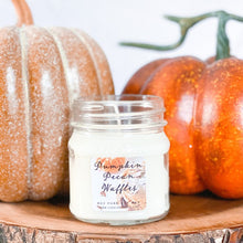 Load image into Gallery viewer, Pumpkin Pecan Waffles 8oz Mason Pure Soy Candle