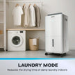 Daewoo 12L Dehumidifier with Air Purifier – 12L/day Extraction, Digital Display, Laundry Mode