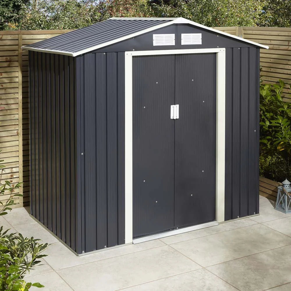 6x4 Trentvale Metal Apex Shed