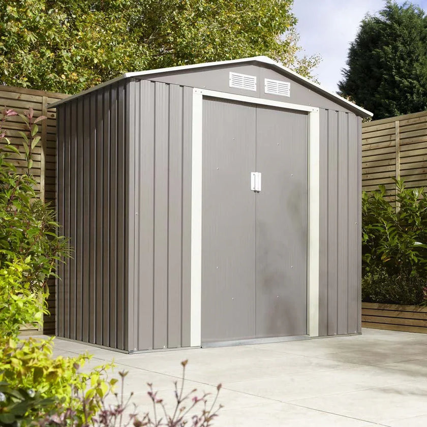 6x4 Trentvale Metal Apex Shed