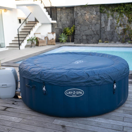 Lay-Z-Spa Milan Blue AirJet Plus Hot Tub