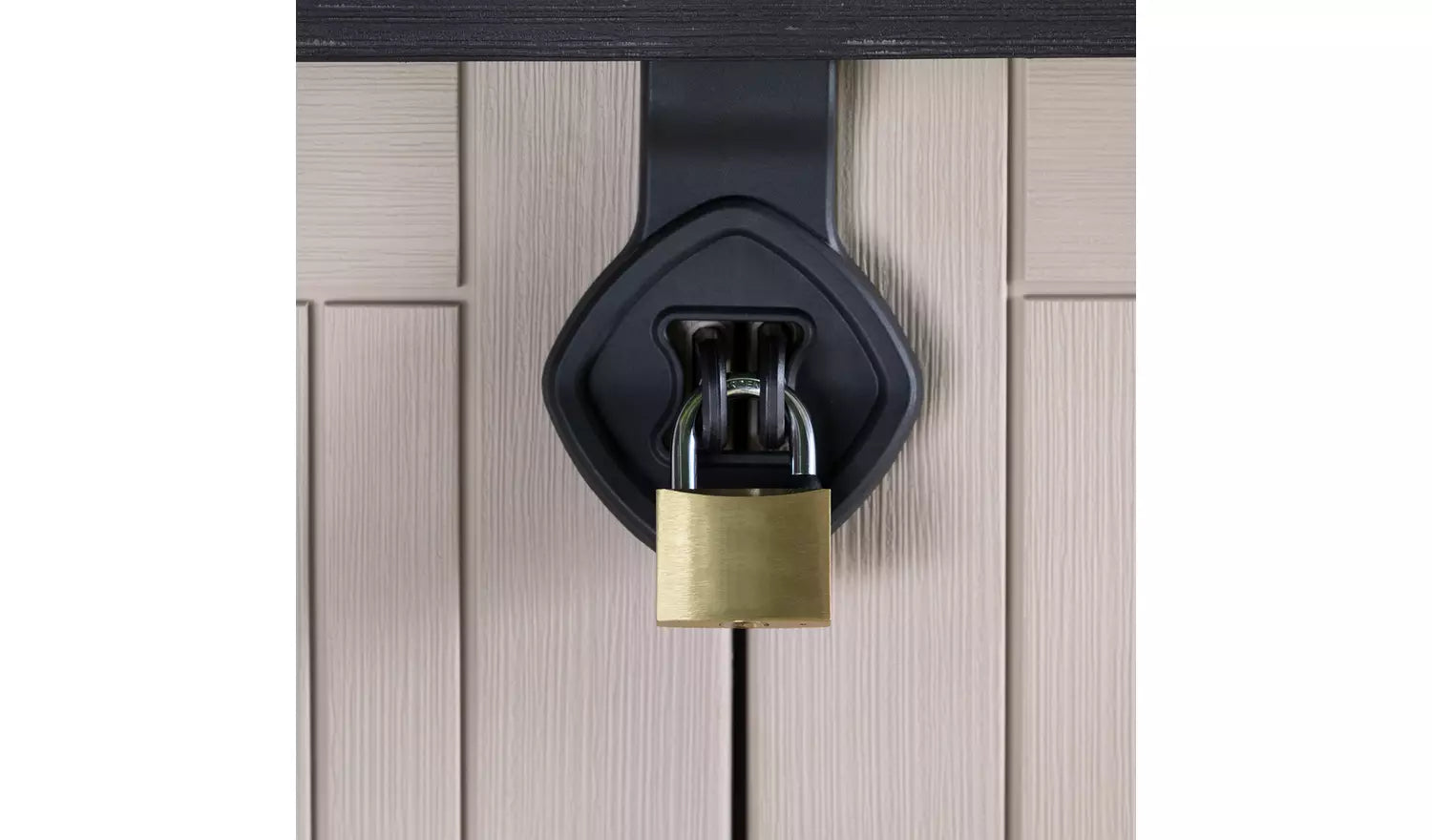 Keter Store-It-Out Midi 880L Plastic Garden Storage – Beige & Brown £74.99