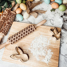 Load image into Gallery viewer, Embossed Easter Rolling PIns, Easter Egg Rolling Pins