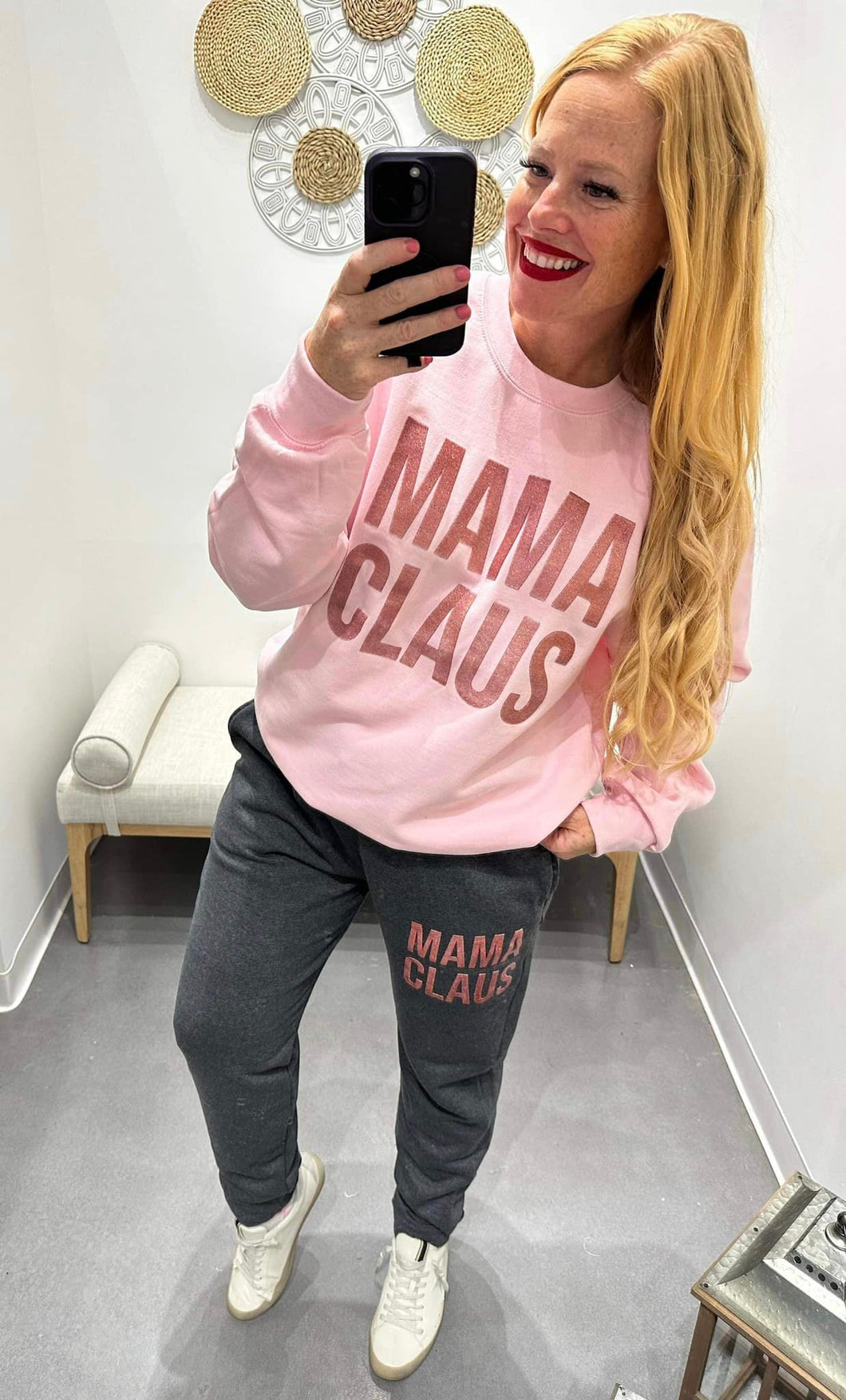 PREPPY Mama Claus Crew OR Jogger - PREORDER (NOV SHIP)