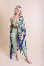 Load image into Gallery viewer, Bohemian Diamond Tassel Kimono