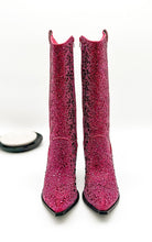 Load image into Gallery viewer, Corkys Glitzy Rhinestone Boots in Fuchsia