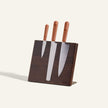 Knife Trio + Walnut Knife Block