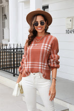 Load image into Gallery viewer, Printed Round Neck Dropped Shoulder Sweater