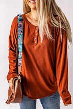 Load image into Gallery viewer, Long Sleeve Henley Top