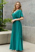 Load image into Gallery viewer, ODDI Full Size Woven Wrap Maxi Dress