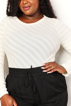 Load image into Gallery viewer, Culture Code  Full Size Crew Neck Bias Cut Bodysuit