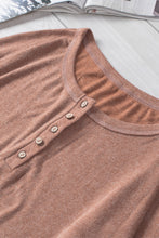 Load image into Gallery viewer, Long Sleeve Henley Top