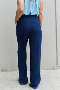 HYFVE Business Casual High Waisted Relax Fit Trousers