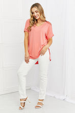 Load image into Gallery viewer, Zenana Simply Comfy Full Size V-Neck Loose Fit Shirt