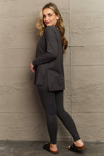Load image into Gallery viewer, Zenana Lazy Days Full Size Long Sleeve and Leggings Set