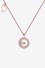 Load image into Gallery viewer, Moissanite A to J Pendant Necklace