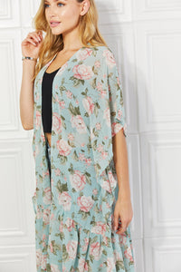 Justin Taylor Floral Vintage Kimono