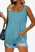 Load image into Gallery viewer, Curved Hem Square Neck Tank