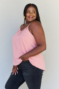 HEYSON For You & Me Full Size V-Neck Pin Tucked Cami