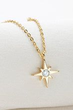 Load image into Gallery viewer, Moissanite North Star Pendant 925 Sterling Silver Necklace