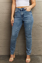 Load image into Gallery viewer, Judy Blue Kayla Full Size High Waist Distressed Slim Jeans