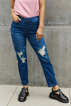 Load image into Gallery viewer, Judy Blue Melanie Full Size High Waisted Distressed Boyfriend Jeans