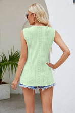 Load image into Gallery viewer, Spliced Lace V-Neck Tank