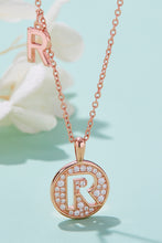 Load image into Gallery viewer, Moissanite K to T Pendant Necklace