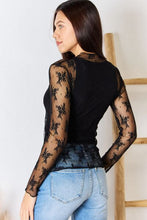 Load image into Gallery viewer, Zenana Lace See-Through Layering Top