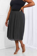 Load image into Gallery viewer, Zenana Full Size Romantic At Heart Pleated Chiffon Midi Skirt