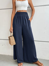 Load image into Gallery viewer, Wide Waistband Relax Fit Long Pants