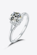 Load image into Gallery viewer, 1 Carat Moissanite 925 Sterling Silver Split Shank Ring