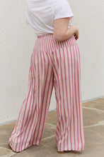 Load image into Gallery viewer, HEYSON Full Size Wide Leg Striped Palazzo Pants