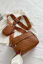 Load image into Gallery viewer, PU Leather Shoulder Bag with Small Purse