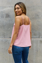 Load image into Gallery viewer, Sweet Lovely By Jen Full Size Scalloped Cami in Rosewood