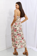 Load image into Gallery viewer, OneTheLand Hold Me Tight Sleevless Floral Maxi Dress in Pink