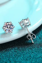 Load image into Gallery viewer, Endless Cheer Moissanite Stud Earrings