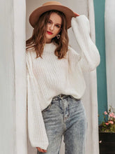 Load image into Gallery viewer, Round Neck Long Sleeve Sweater