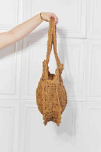 Load image into Gallery viewer, Justin Taylor Brunch Time Straw Rattan Handbag