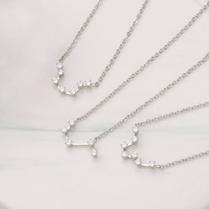 Anavia - Silver Zodiac Constellation Necklace Birthday Gift Jewelry
