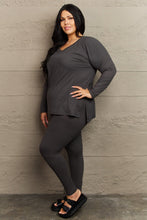 Load image into Gallery viewer, Zenana Lazy Days Full Size Long Sleeve and Leggings Set