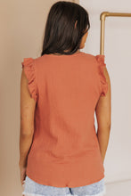 Load image into Gallery viewer, Ruffle Shoulder V-Neck Top