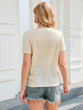 Load image into Gallery viewer, Round Neck Short Sleeve Tee
