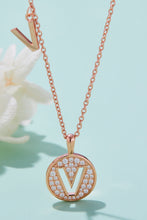Load image into Gallery viewer, Moissanite U to Z Pendant Necklace